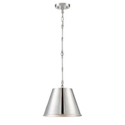 Alden 12" Pendant in Polished Nickel