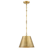 Alden 12" Pendant in Warm Brass