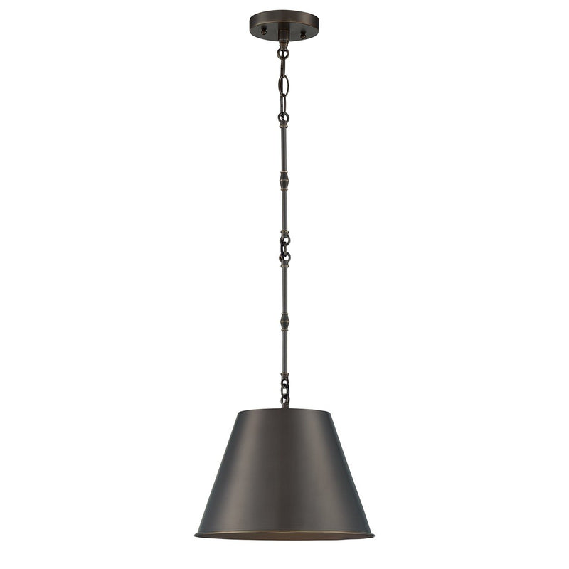 Alden 12" Pendant in Old Bronze