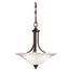 Dover Pendant/Semi Flush 3-Light in Tannery Bronze