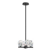 Gatsby 4-Light Semi-Flush/Pendant in Black - 131061-SKT-MULT-10-CR by Hubbardton Forge