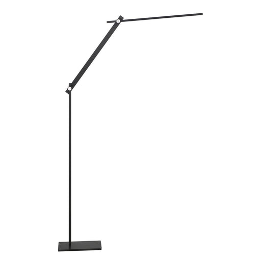 George Kovacs 55" LED Boom Arm Floor Lamp in Anodized Brushed Coal