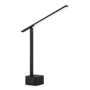George Kovacs 14" LED Boom Arm Desk Lamp in Coal Black