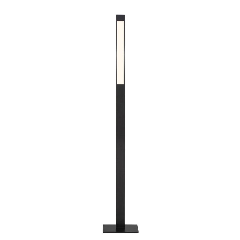 George Kovacs 47" LED Column Floor Lamp in Anodized Brushed Coal