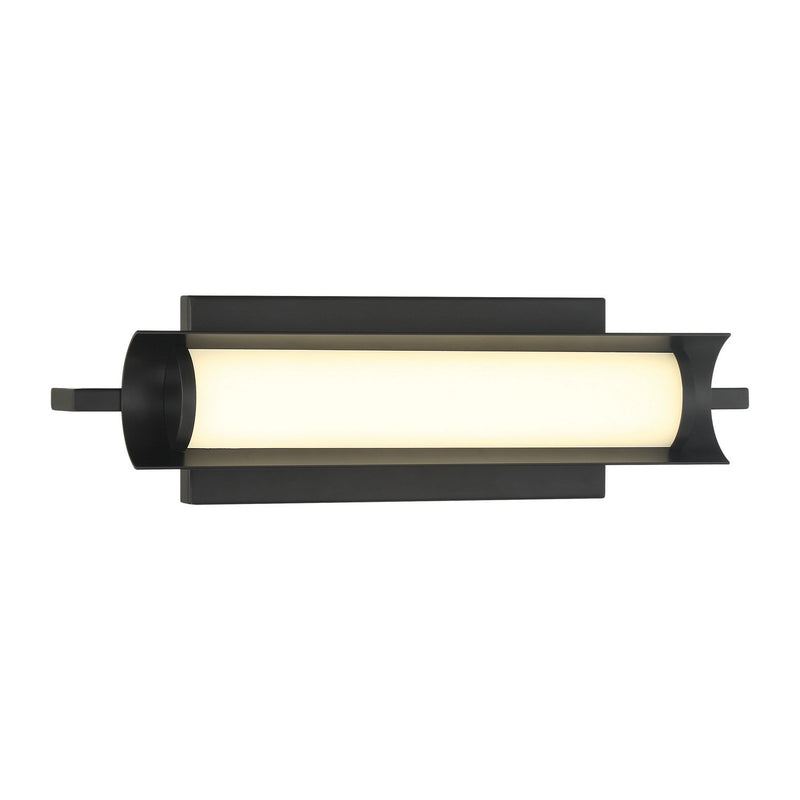 Trizay LED Bath Sconce in Coal Black