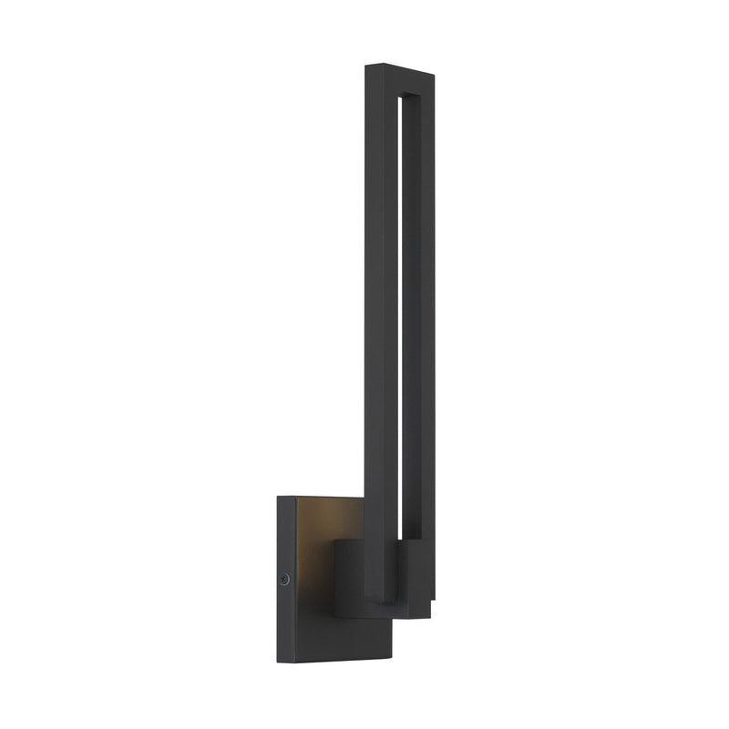 Music 18" Outdoor Wall Sconce in Sand Coal Black