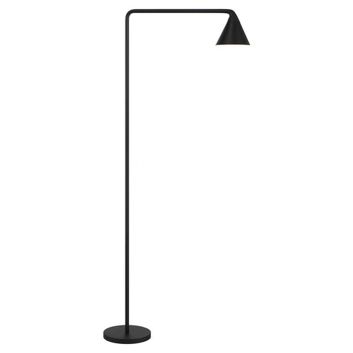 George Kovacs 53" LED Boom Arm Floor Lamp in Coal Black