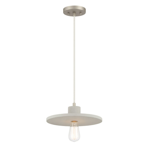 Sima Bowl Pendant in Burnished Nickel
