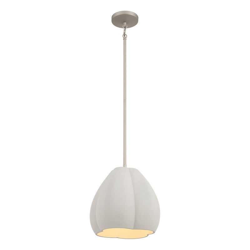 Sima 12" Bell Pendant in Burnished Nickel