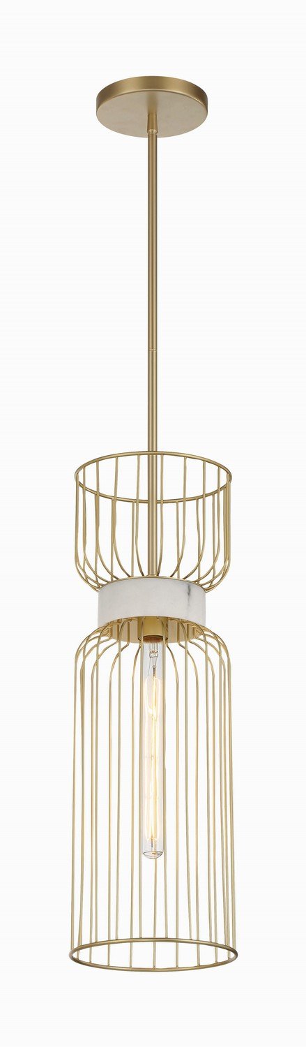 Park Slope By Robin Baron Mini Pendant in Nouveau Gold