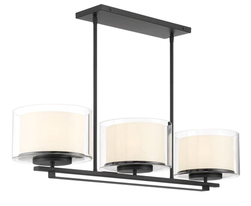 Parsons Studio 3-Light Linear Chandelier in Sand Coal