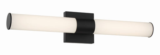 Vantage 24" Cylinder LED Bath Vanity Light in Coal