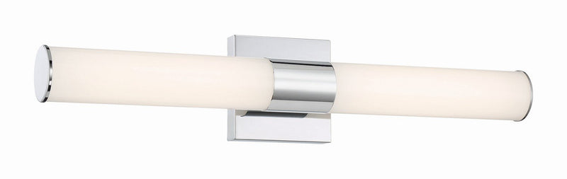 Vantage 24" Cylinder LED Bath Vanity Light in Chrome
