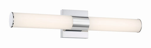 Vantage 24" Cylinder LED Bath Vanity Light in Chrome