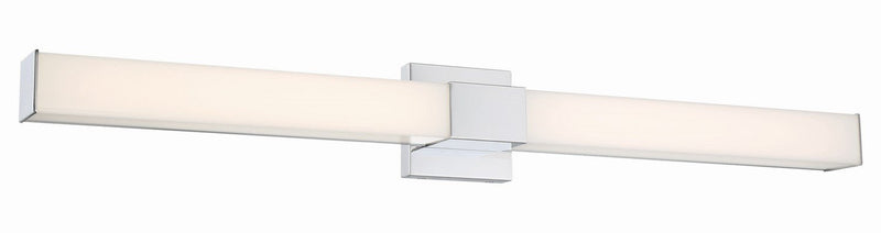 Vantage 36" Rectangular LED Bath Vanity Light in Chrome
