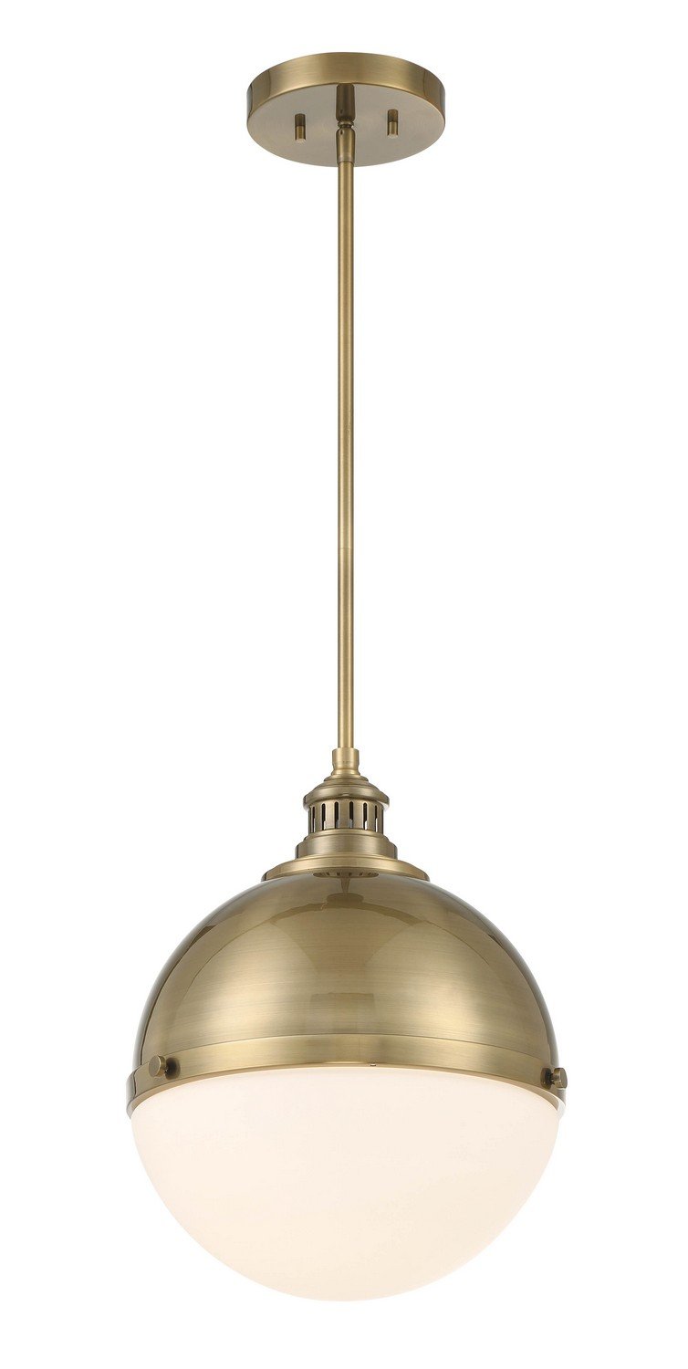 Vorey 13" Pendant in Oxidized Aged Brass