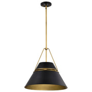 Adina 3-Light Pendant in Matte Black