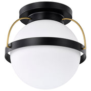 Lakeshore 13" Flush Mount in Matte Black