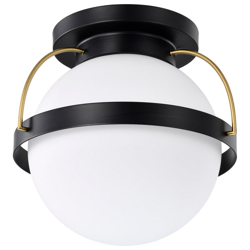Lakeshore 13" Flush Mount in Matte Black