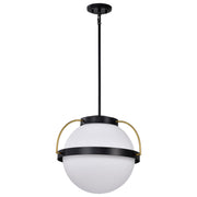 Lakeshore 13" Pendant in Matte Black