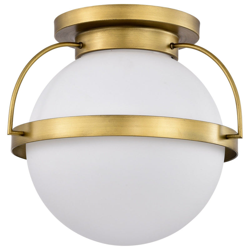 Lakeshore 18" Flush Mount in Natural Brass