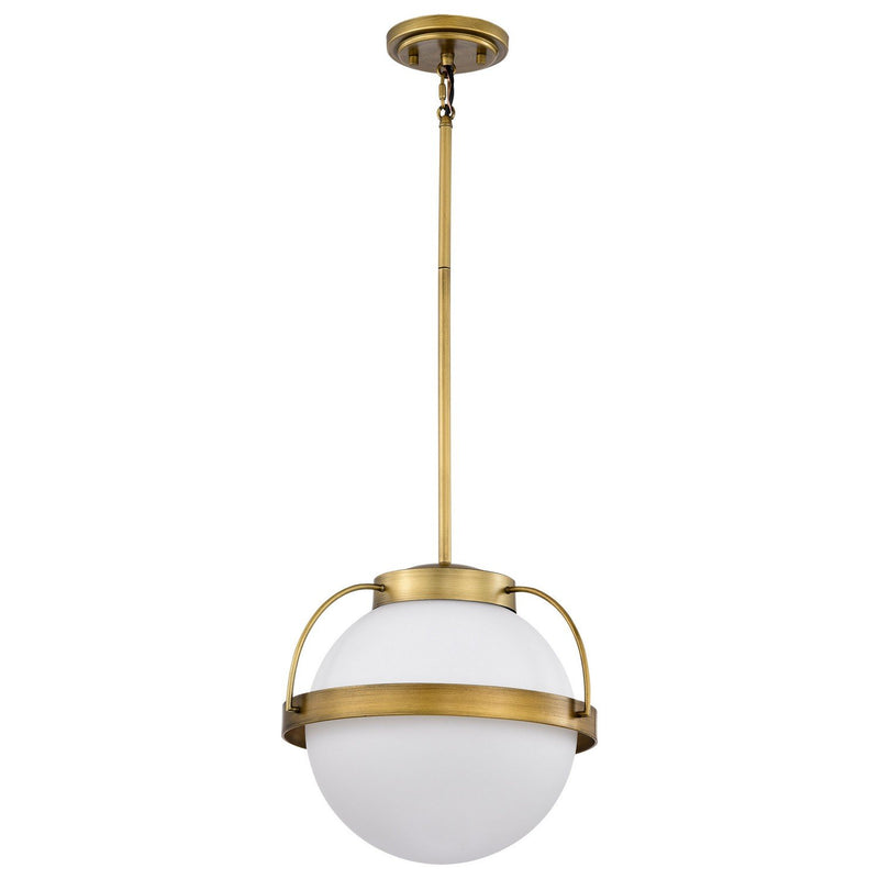 Lakeshore 13" Pendant in Natural Brass