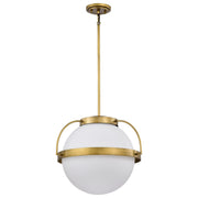 Lakeshore 18" Pendant in Natural Brass