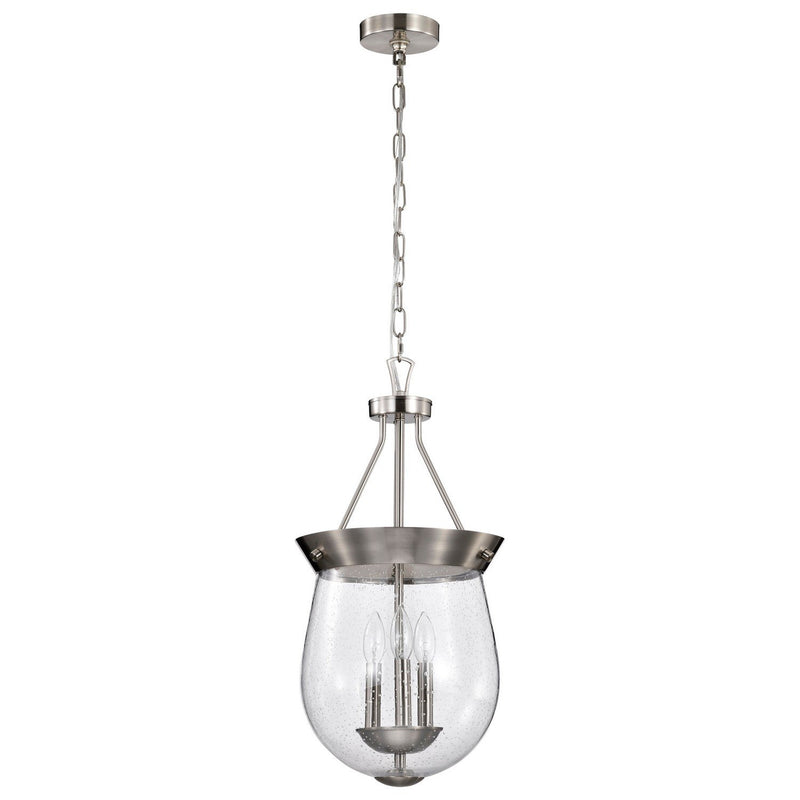 Boliver Small 3-Light Pendant in Brushed Nickel