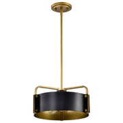 Altos 3-Light Pendant in Matte Black