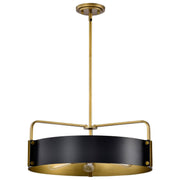 Altos 5-Light Pendant in Matte Black