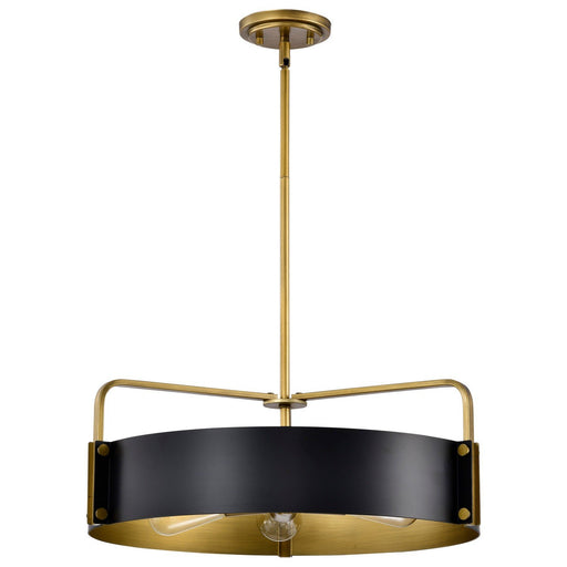 Altos 5-Light Pendant in Matte Black