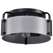 Altos 3-Light Semi-Flush Mount in Matte Gray