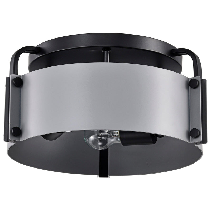 Altos 3-Light Semi-Flush Mount in Matte Gray