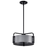 Altos 3-Light Pendant in Matte Gray