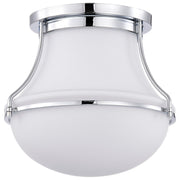 Valdora 10" Flush Mount in Polished Nickel