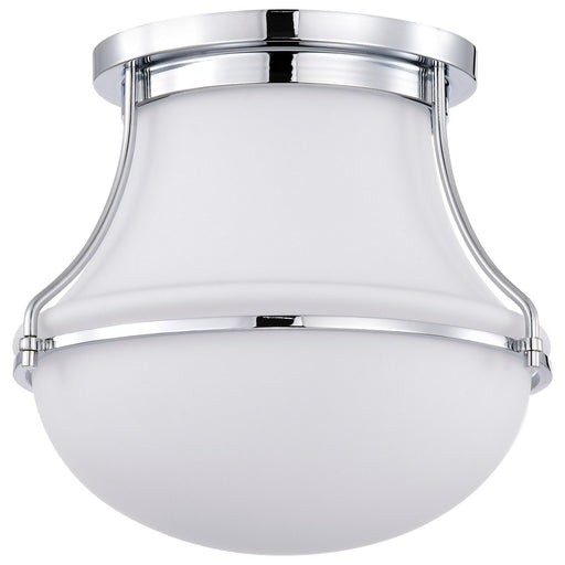 Valdora 10" Flush Mount in Polished Nickel