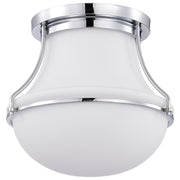 Valdora 14" Flush Mount in Polished Nickel