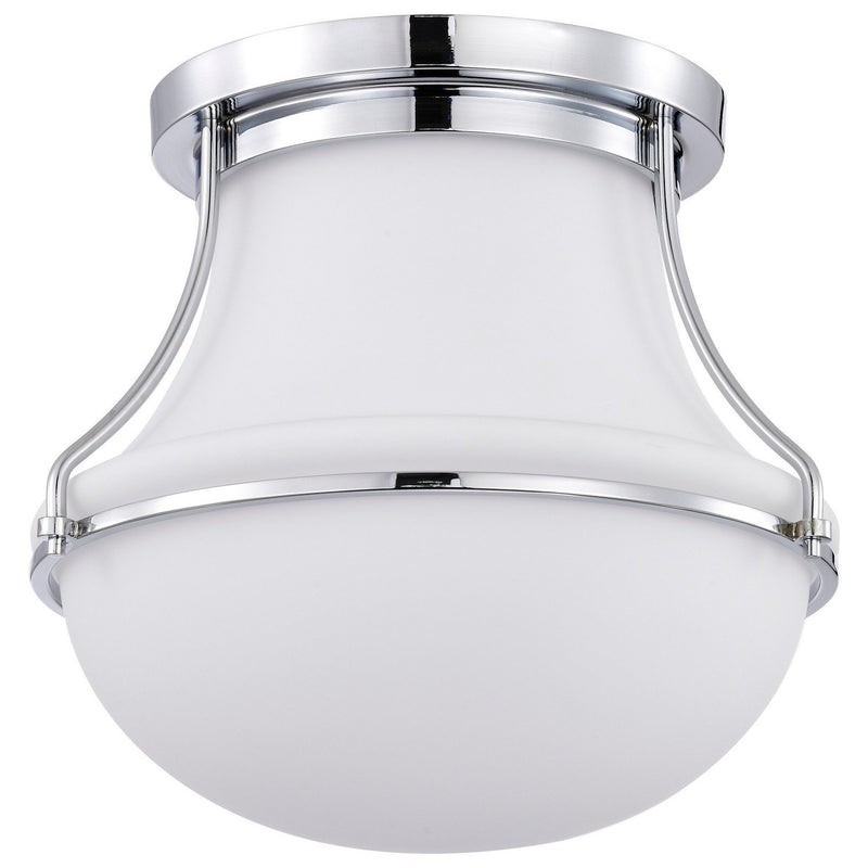Valdora 14" Flush Mount in Polished Nickel