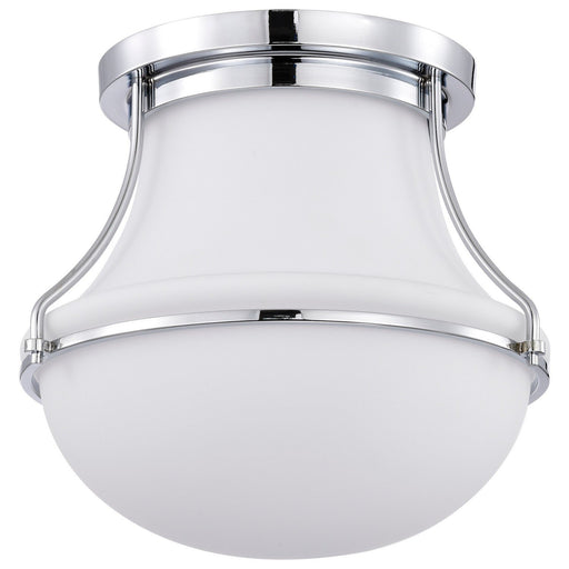 Valdora 14" Flush Mount in Polished Nickel