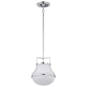 Valdora 10" Pendant in Polished Nickel