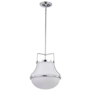 Valdora 14" Pendant in Polished Nickel