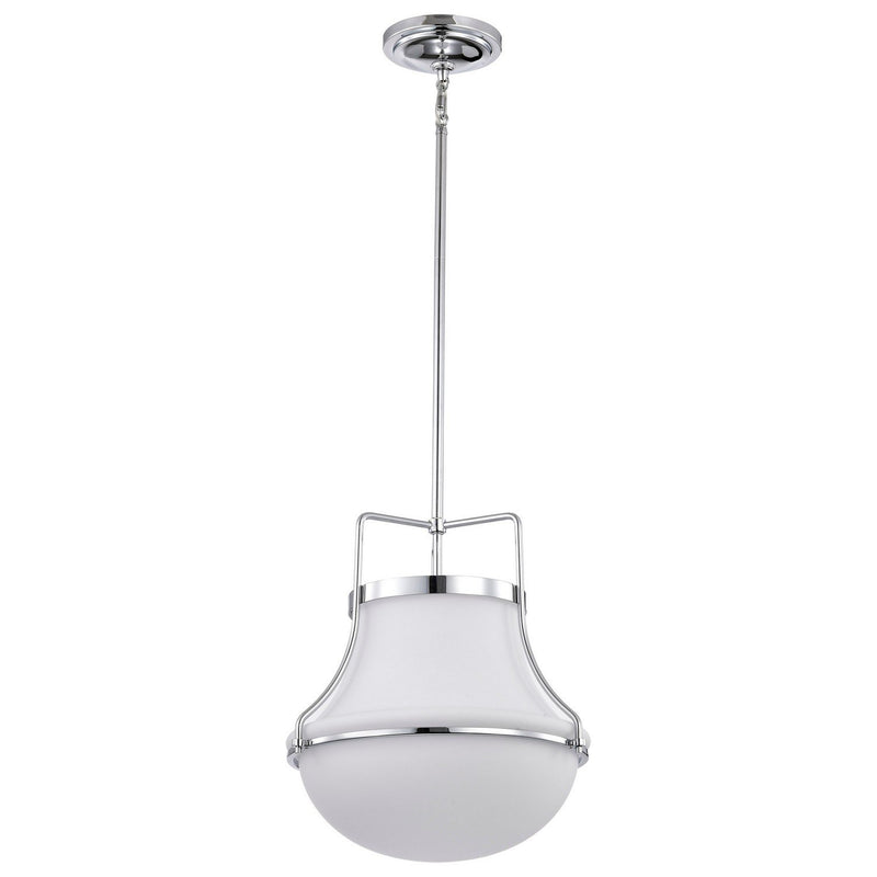 Valdora 14" Pendant in Polished Nickel