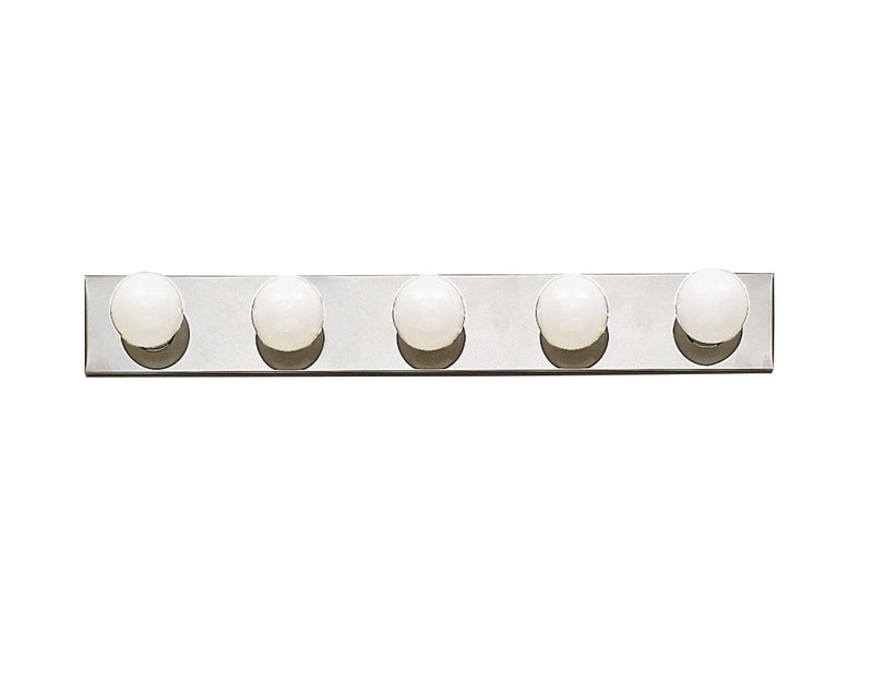 5-Light 30" Linear Bath Vanity Light in Chrome