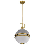 Everton 2-Light Pendant in Matte Gray