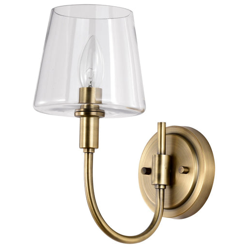Brookside Wall Sconce in Vintage Brass