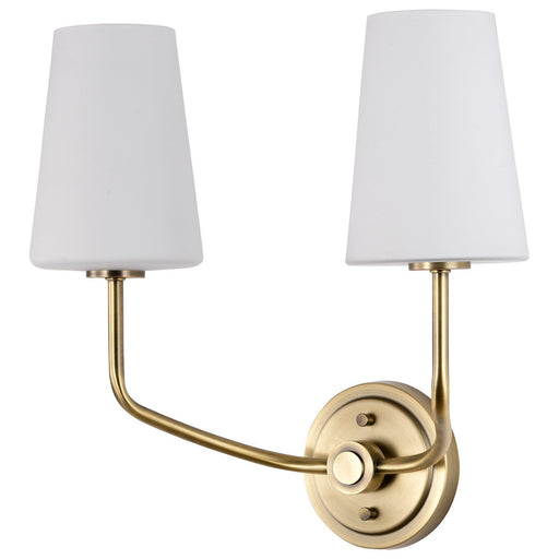 Cordello 2-Light Wall Sconce in Vintage Brass
