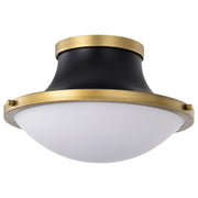Lafayette Flush Mount in Matte Black