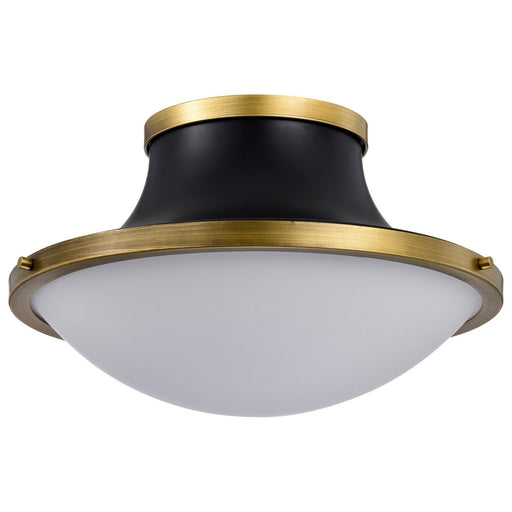 Lafayette 3-Light Flush Mount in Matte Black