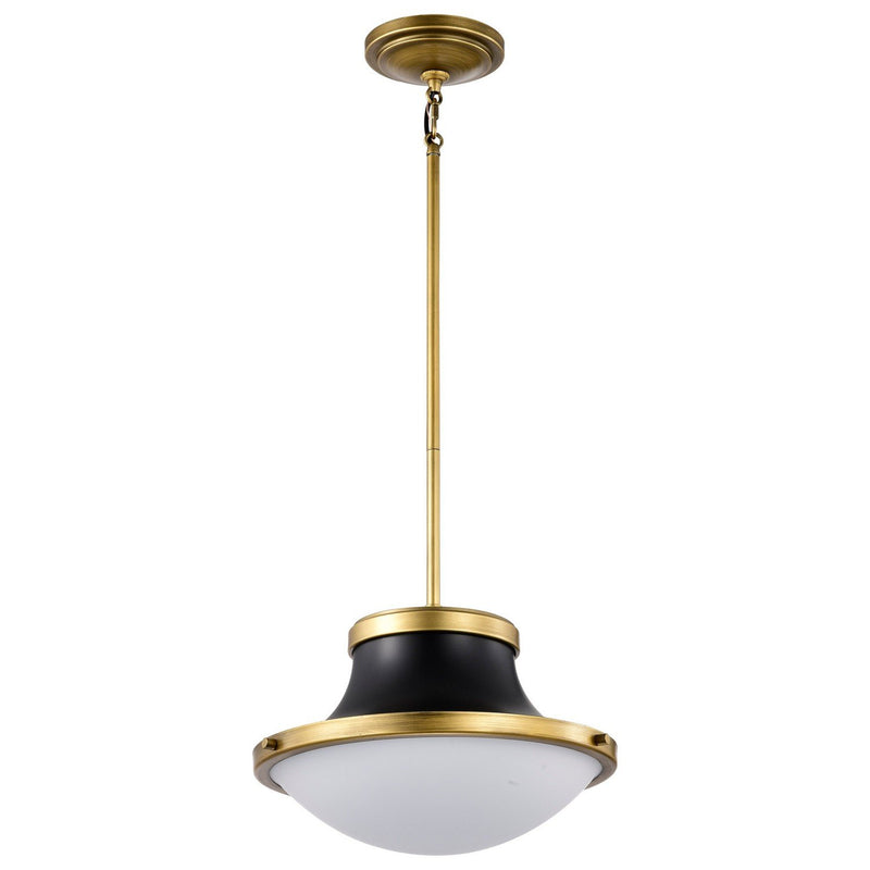 Lafayette Pendant in Matte Black