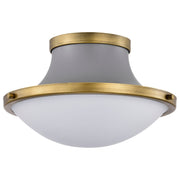Lafayette Flush Mount in Matte Gray